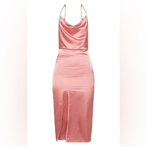 NWT pretty Little Thing satin slip dress - Picture 2 of 12